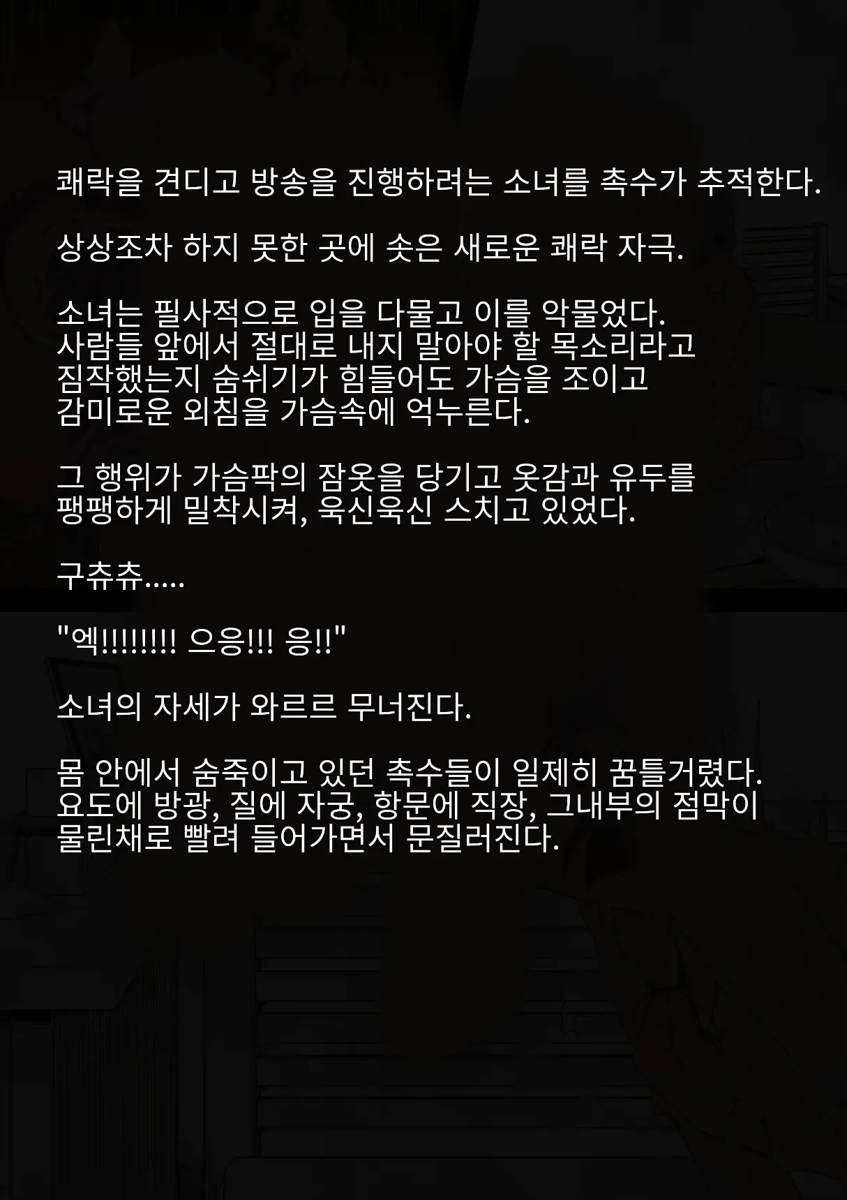 Idol Shoujo - Chijoku Na Ichinichi 1 Negao Haishin Hen | 아이돌 소녀의 치욕의 나날 1 수면 방송편
